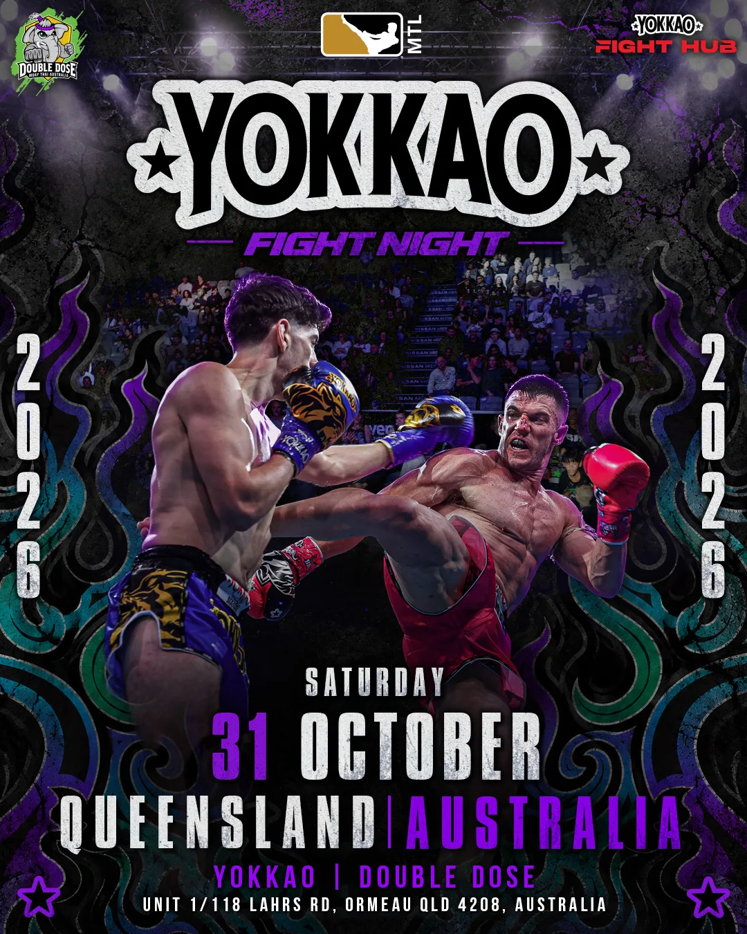 YOKKAO Fight Night poster